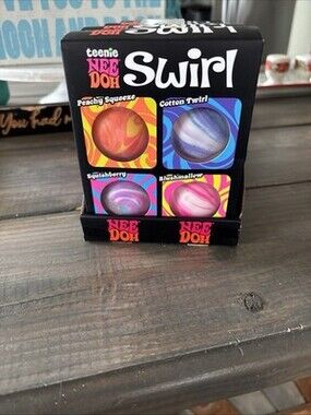 NeeDoh Teeny Swirl 4 Pack Squishy Fidget Toy Stress Balls Sensory Toy NEW